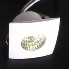 Spot Embutir Mini Cob Quadrado 1w 6000k 80lm Branco-ctb