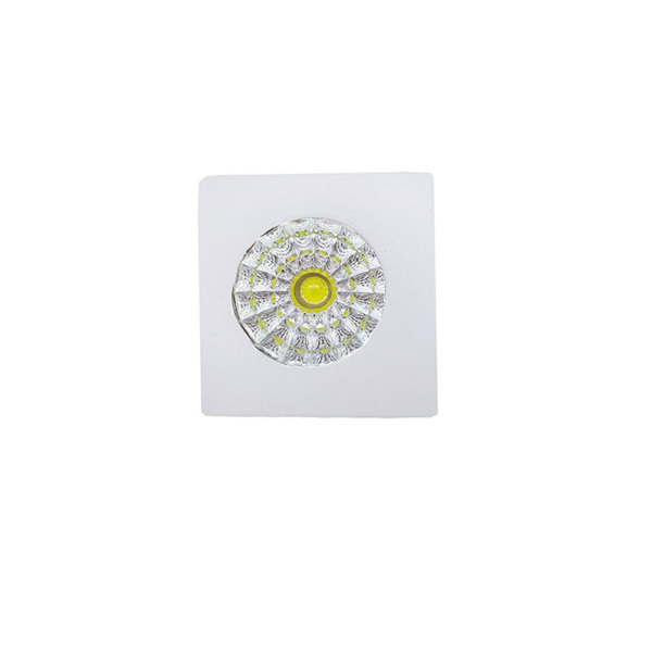 Spot Embutir Mini Cob Quadrado 1w 6000k 80lm Branco-ctb