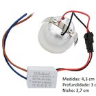Spot Embutir Mini Cob Redondo 3w 3000k 240lm Br-mbled
