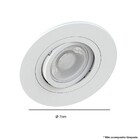 Spot Embutir Mini Dicroica Redondo Branco Face Plana