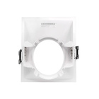 Spot Embutir Mr16 Piazza Angular - Taschibra Branco+preto