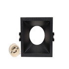 Spot Embutir Mr16 Piazza Recuado - Taschibra Preto