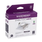 Spot Embutir MR16 Save Energy Branco