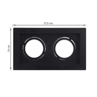 Spot Embutir MR16 Save Energy Preto