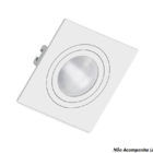 Spot Embutir Par20 Quadrado Branco Face Plana