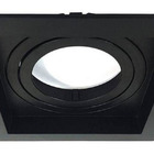 Spot Embutir Par30 Quadrado Recuado Preto