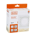 Spot Embutir Quadrado 1W AR70 Black & Decker Branco