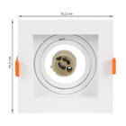 Spot Embutir Quadrado 1W MR16 Black & Decker Branco