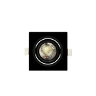 Spot Embutir Quadrado Alltop Led Mr16 5w 38º Preto Luz Neutra