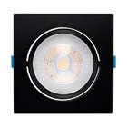 Spot Embutir Quadrado Easy Evo 12w 3000k 970lm Preto-stella