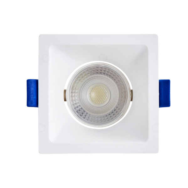 Spot Embutir Quadrado Recuado Branco 9 4cm Led 6w 6500k Bivolt