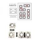 Spot Embutir Quadrado Recuado Branco Para Ar111 Gu10