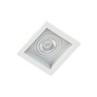 Spot Embutir Quadrado Recuado Branco Para Dicróica Gu10 Mr16