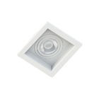 Spot Embutir Quadrado Recuado Branco Para Par30 E27