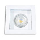 Spot Embutir Recuado Flat Direcionável + Led Par20 7w Branco
