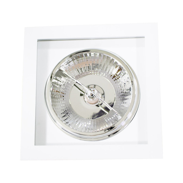 Spot Embutir Recuado Flat Direcionável Gu10 P/ Ar111 St608