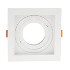 Spot Embutir Recuado Par 20 E27 Quadrado Direcionável Branco