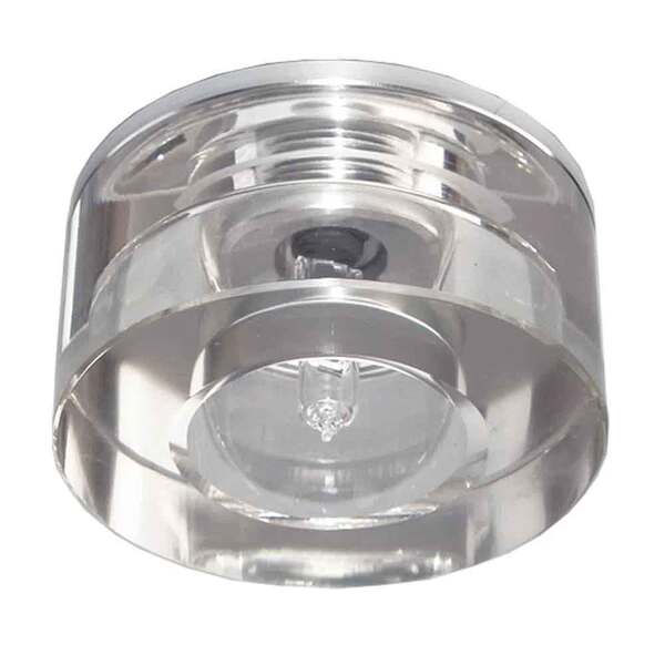 Spot Embutir Redondo Cristal Transparente 7cm 1g4 Yd765 Bella