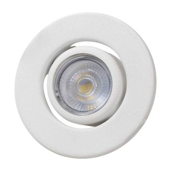 Spot Embutir Redondo Minidicroica Bella Dl057 + Led Gu10 Bq S