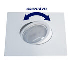 Spot embutir rente orientável alumínio injetado + LED dicróic