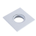 Spot embutir rente quadrado alumínio injetado orientável p/ L