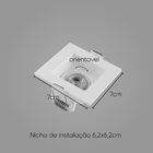 Spot Embutir Se-330.1575 Save Energy  + Led Mr11 Br. Frio St1