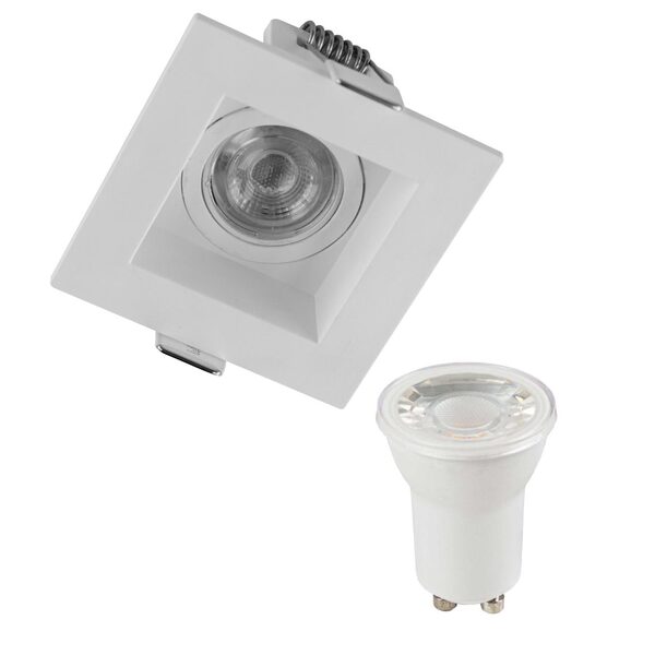 Spot Embutir Se-330.1575 Save Energy  + Led Mr11 Br. Quente S