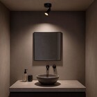 Spot Essencial 01 Lâmpada MR 16 Preto 5007/1 PT