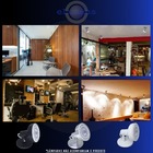 Spot Iluminação P/ Lâmpada Ar111 De Sobrepor Gu10