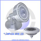 Spot Iluminação P/ Lâmpada Ar111 De Sobrepor Gu10