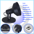 Spot Iluminação P/ Lâmpada Ar111 De Sobrepor Gu10
