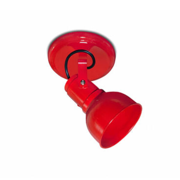 Spot Itamonte Na Canopla Fixo 1x E27 Vermelho