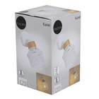 Spot Kanel 1Xe27 Metal e Madeira Branco Fosco Inspire
