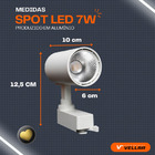 Spot Led 10w Para Trilho Eletrificado Branco - Branco Frio