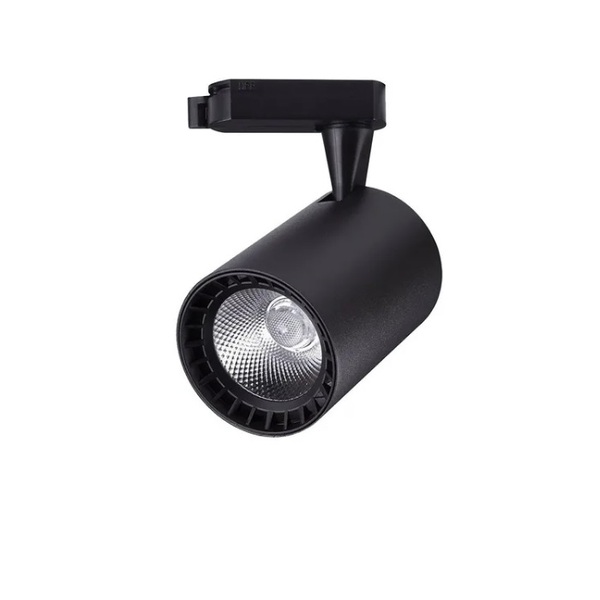Spot Led 20w 3000k Para Trilho Eletrificado Bivolt Preto