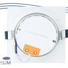 Spot Led 3w Quadrado 9x9cm Direcionável Bivolt Branco Frio