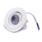 Spot Led 3W Redondo Direcionavel Branco Frio Bivolt