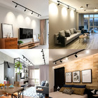 Spot LED 7W para Trilho Eletrificado – Preto, Luz Branco Frio