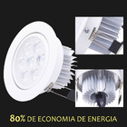 Spot Led 7w Redondo Branco Frio Bivolt 6500k Iluminação Para