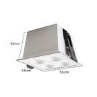 Spot Led  Downlight Powerus Embutir 8w 3000k 38° Irc90 6732 N