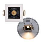 Spot Led De Embutir Calli 2w 3000k Branco E Preto Bella Ilumi