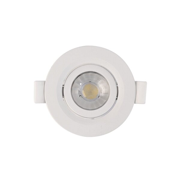 Spot Led De Embutir Redondo Branco 7w Mbled 4000k (luz Neutra)