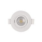 Spot Led De Embutir Redondo Branco 7w Mbled 6500k (luz Fria -