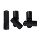 Spot Led De Sobrepor Rubik 10w 3000k Preto Orientável Irc97 O