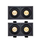 Spot Led Duplo De Embutir Aiva 14w 2700k 6482 Nordecor St3056