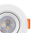 Spot Led Ecospot Redondo 3w 3000k Branco
