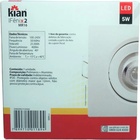 Spot Led Embutir 5w Quadrado 9x9cm Branco Frio Bivolt