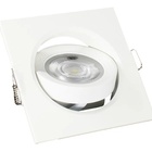 Spot Led Embutir 5w Quadrado 9x9cm Branco Frio Bivolt