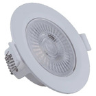 Spot Led Embutir Branco 7w Redondo