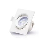 Spot LED embutir Quadrado Móvel 5W 3000k Embu LED